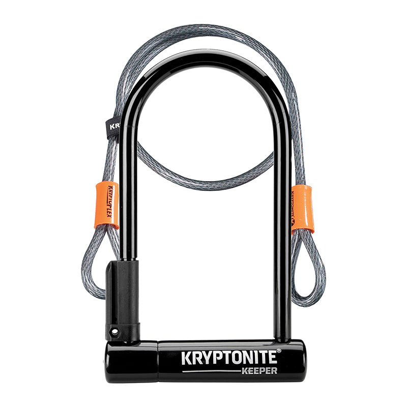 Kryptonite Keeper-12 Standard U-Lock w/Cable