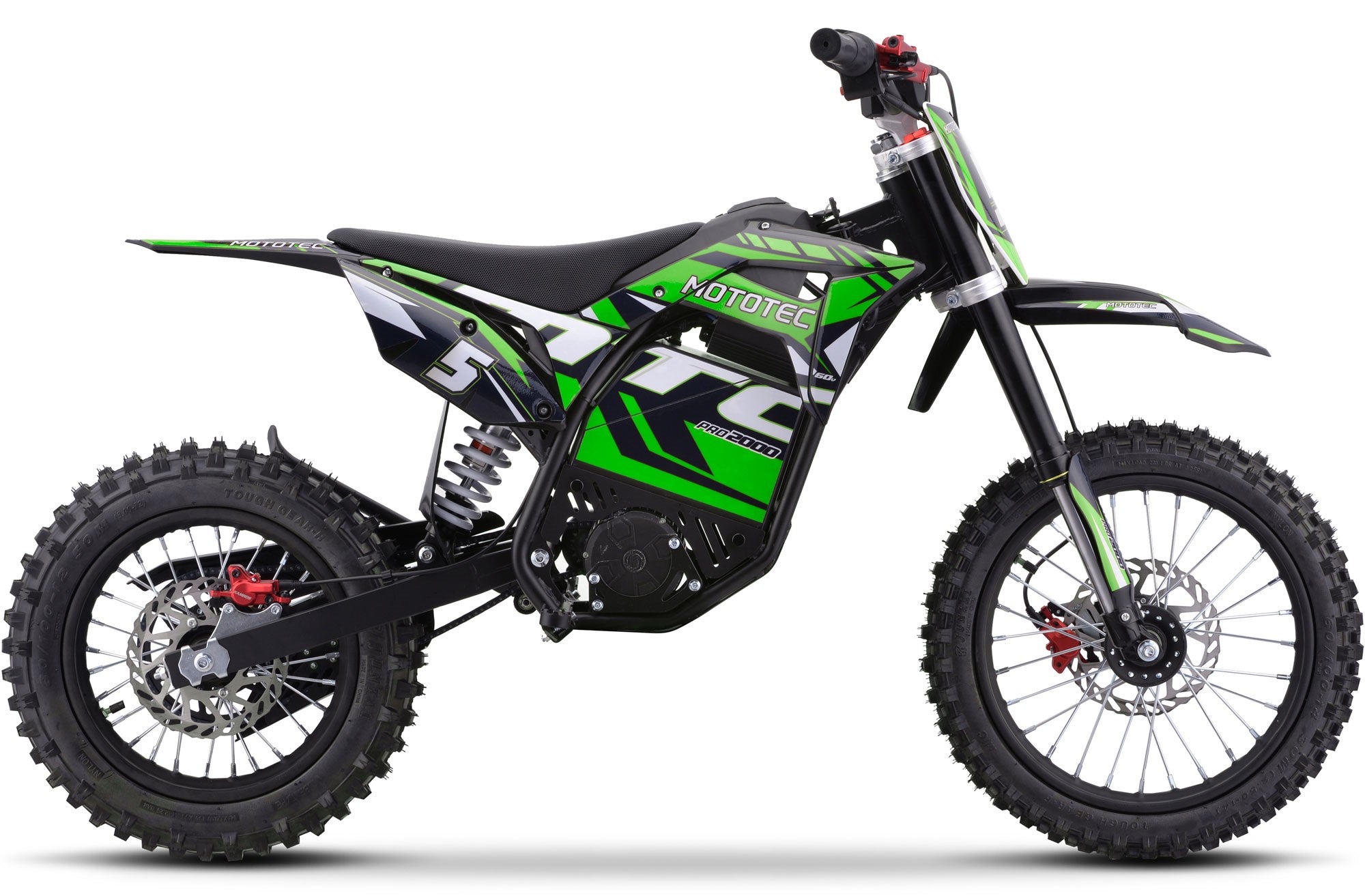 MotoTec 60v 2000w Pro Electric Dirt Bike