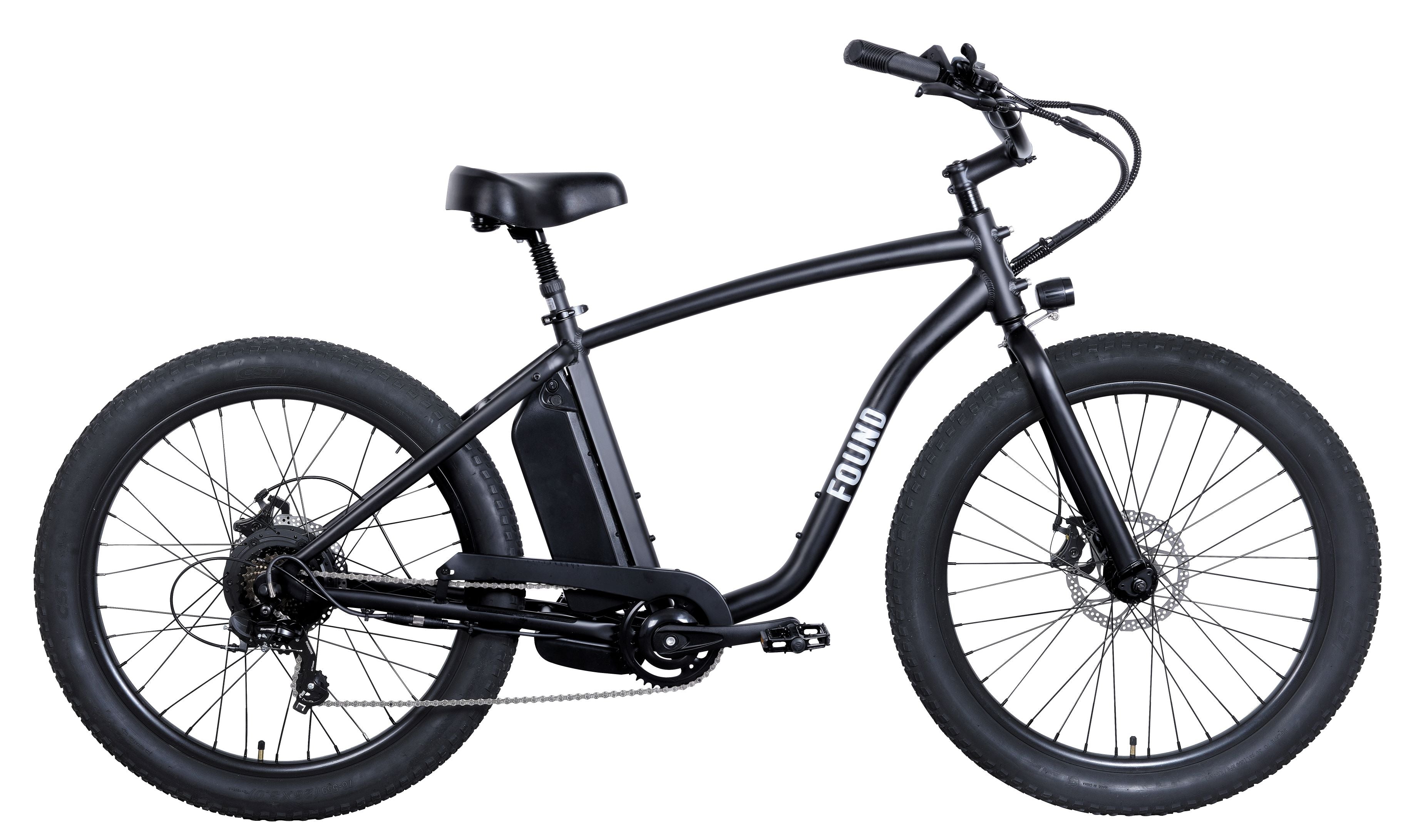 Found Trail Step Over Electric Beach Cruiser