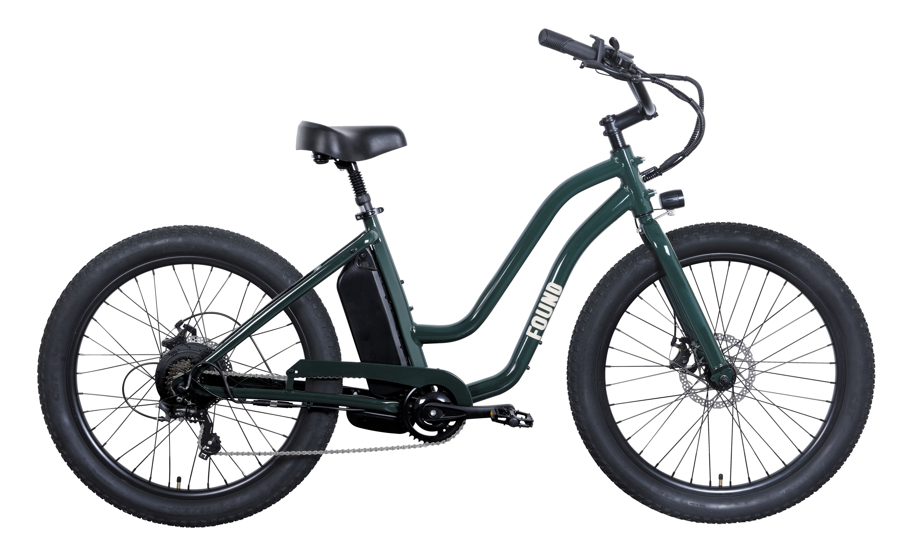 Found Trail Step Thru Electric Beach Cruiser